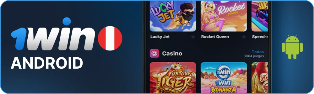 1win Casino app para Android
