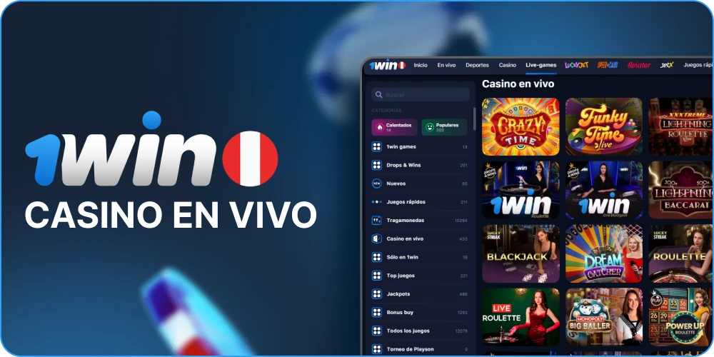 Casino en vivo 1win Perú